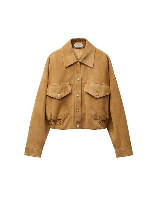 Versace Natural Leather Jackets