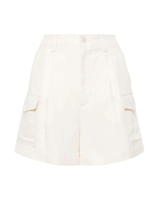 Woolrich White Short Shorts