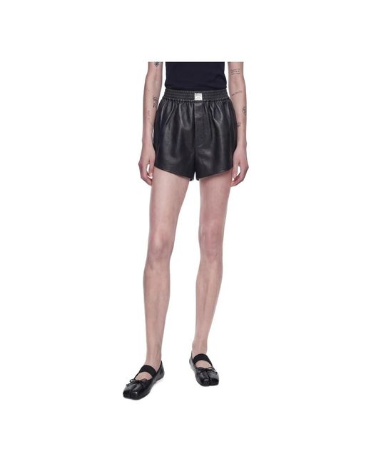MM6 by Maison Margiela Blue Short Shorts