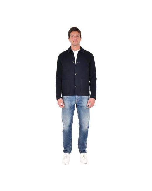 Jacob Cohen Blue Light Jackets for men