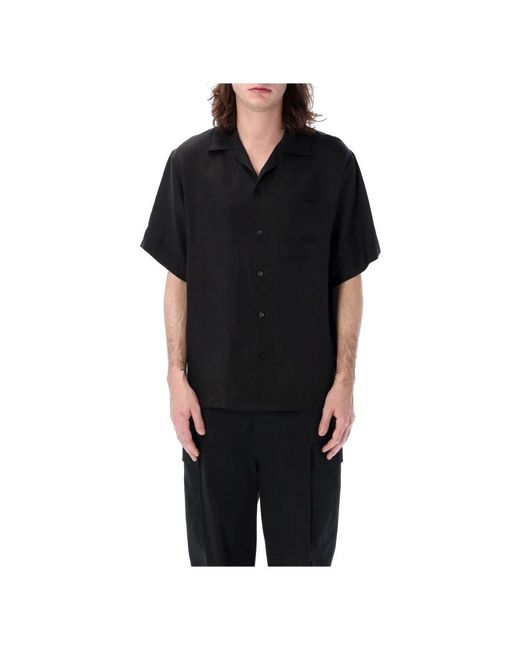 MSGM Black Short Sleeve Shirts for men