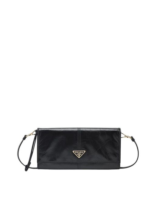Prada Black Clutches
