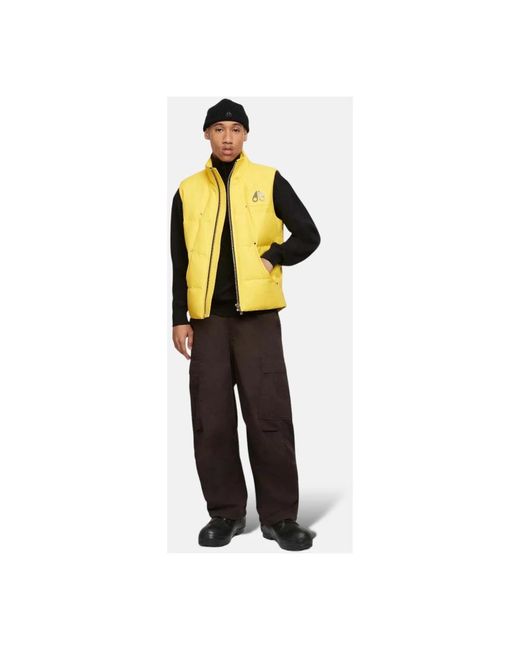 Moose Knuckles Vests in het Yellow voor heren