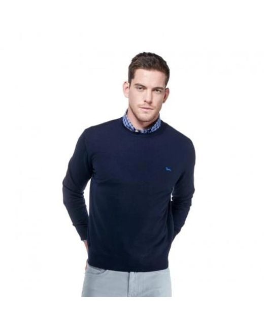 Harmont & Blaine Blue Round-Neck Knitwear for men