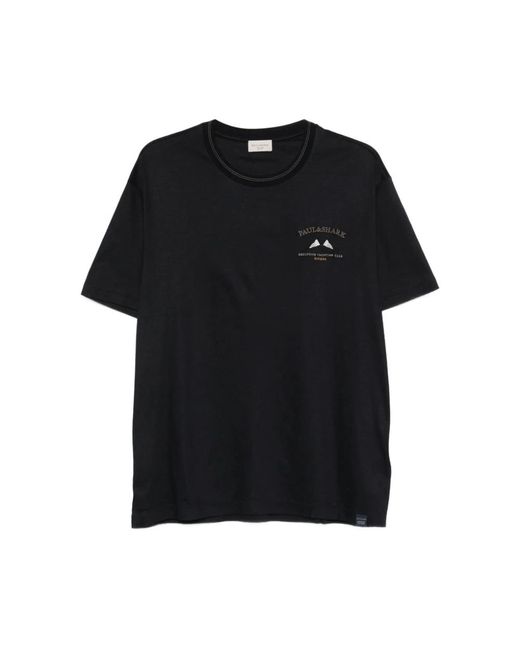 Paul & Shark T-Shirts in het Black voor heren
