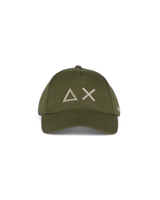 Sun 68 Accessoires ,Groen ,Katoen Baseballpet in het Green voor heren