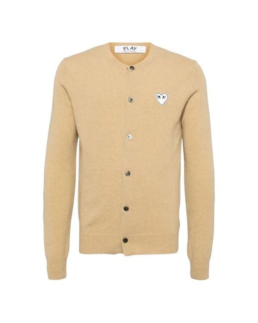 COMME DES GARÇONS PLAY Cardigans in het Natural voor heren