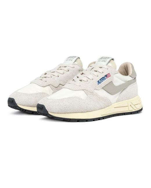 Autry White Reelwind Low Sneaker for men