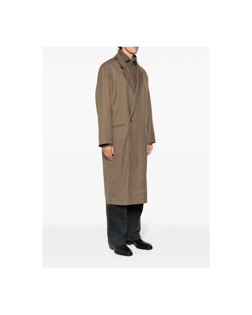 Lemaire Taupe melange asymmetrischer tel in Brown für Herren