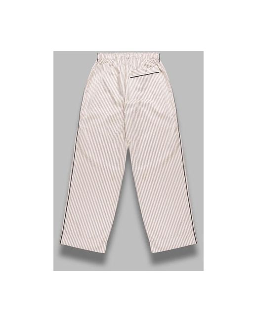 Tekla Gray Straight Trousers