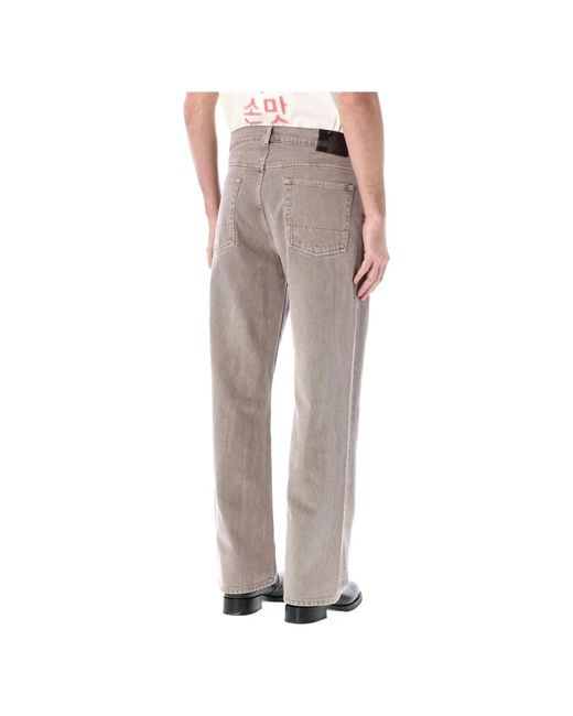 Our Legacy Gray Straight Jeans for men