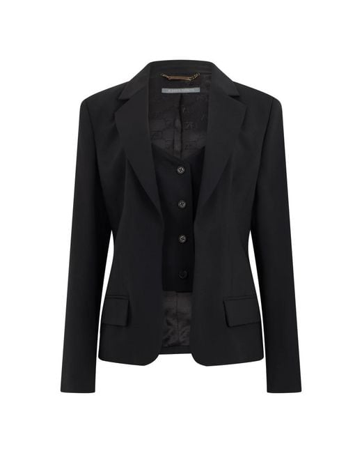 Alberta Ferretti Black Blazers
