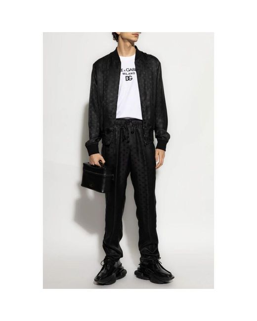 Bomber Jackets di Dolce & Gabbana in Black da Uomo