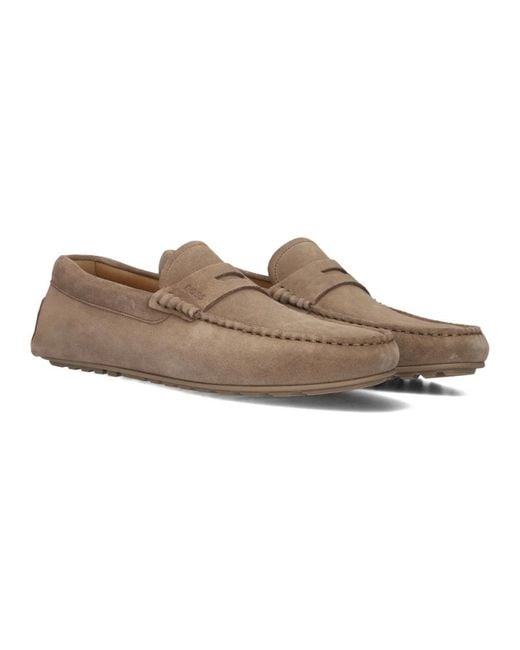 Boss Brown Loafers for men