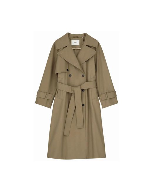 Skall Studio Metallic Trench Coats