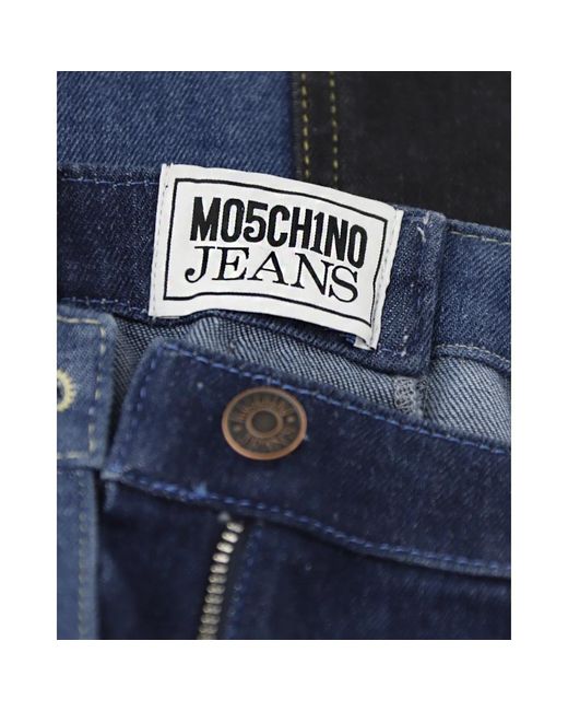 Jeans > wide jeans Moschino en coloris Blue