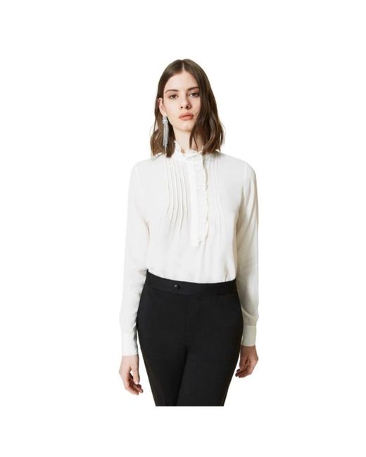 Twinset Blouse in het White
