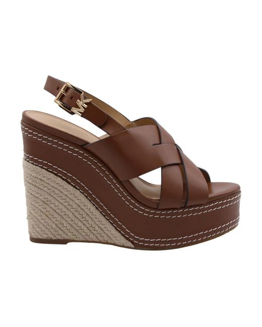 Wedges di Michael Kors in Brown