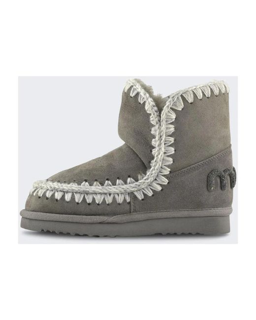 Mou Gray Winter Boots