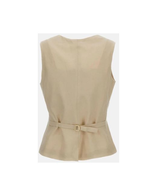 Max Mara Vests in het Natural