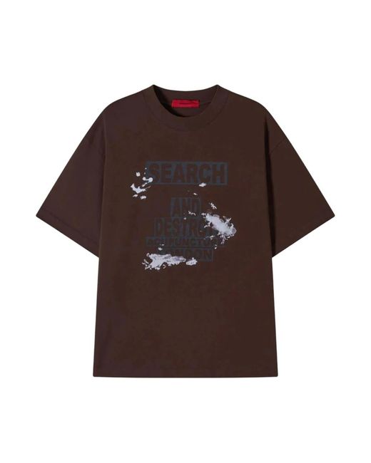 Acupuncture Suche Und Zerstöre T-Shirt in Brown für Herren