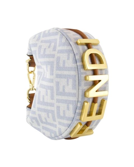 Fendi Graphy Mini in het Metallic