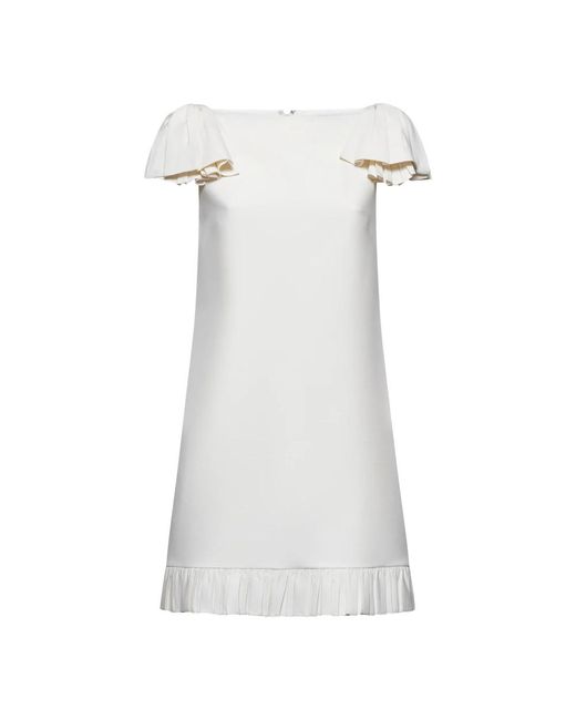 Valentino Short Dresses in het White