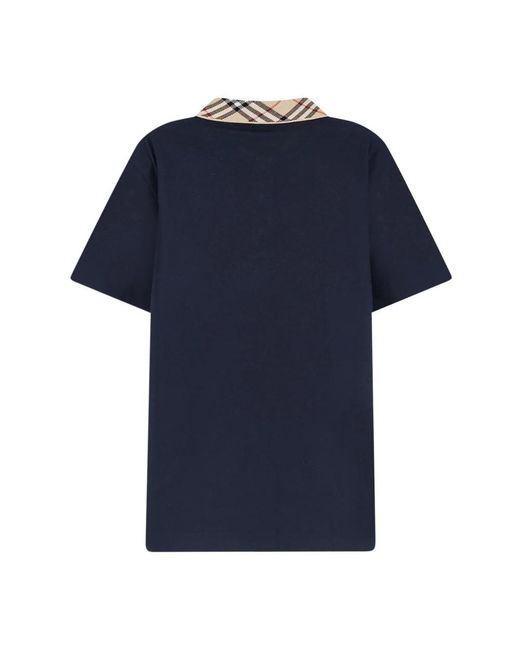 Burberry Blue Polo Shirts for men