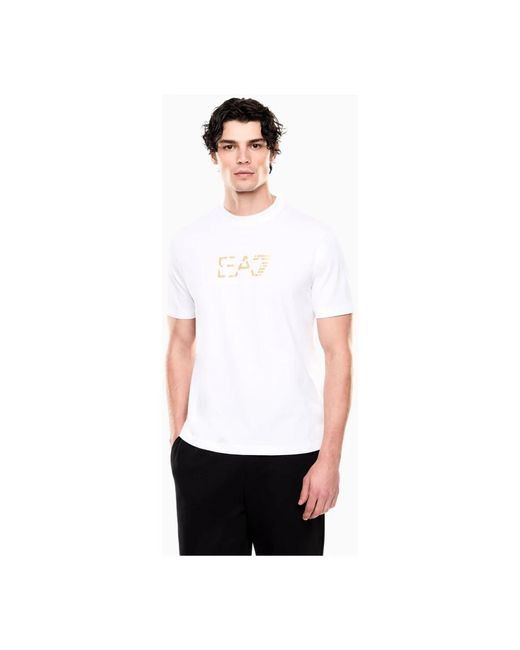 T-Shirts EA7 de hombre de color White