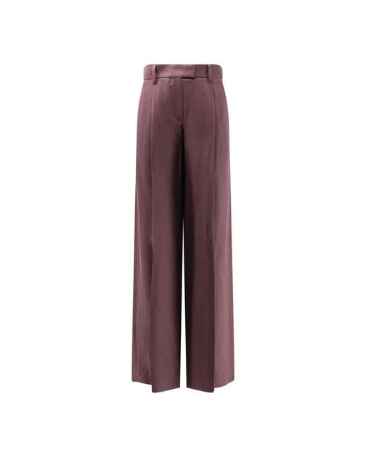 Brunello Cucinelli Purple Wide Trousers