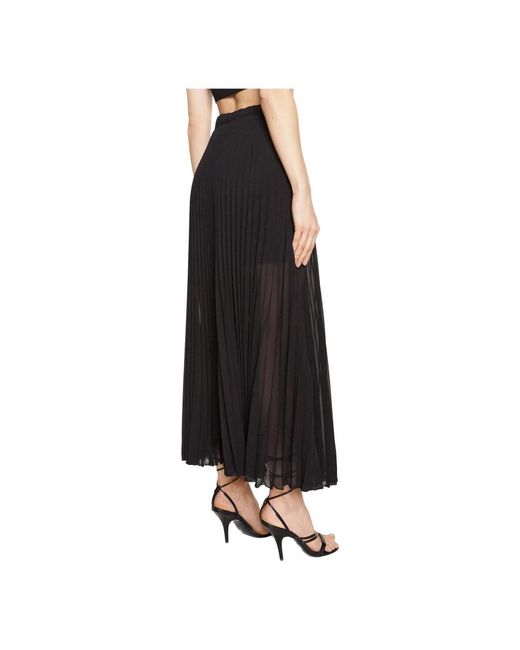 Patrizia Pepe Black Maxi Skirts