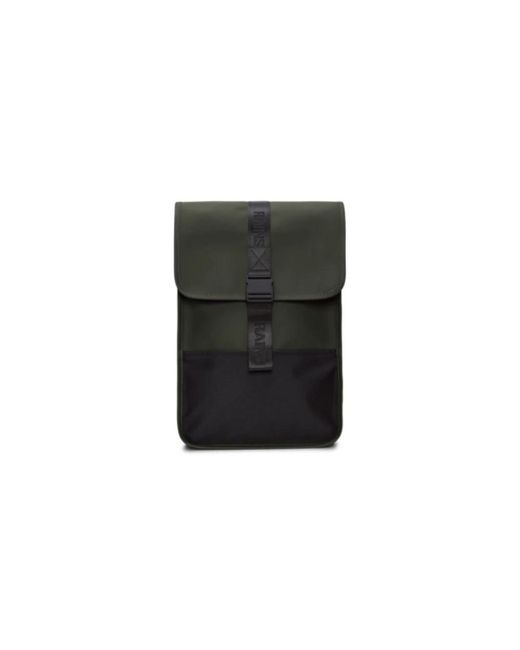 Rains Black Backpacks