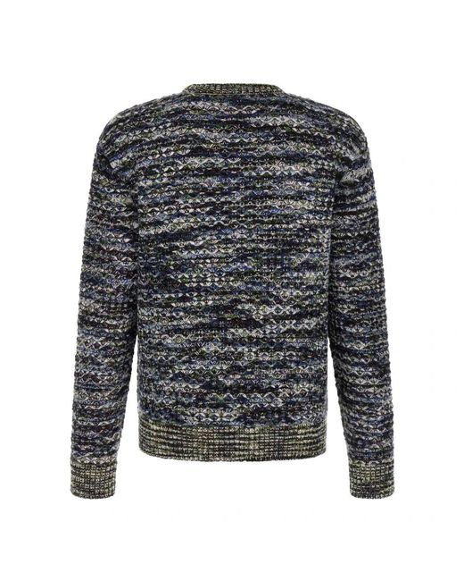 Missoni Gray Round-Neck Knitwear for men