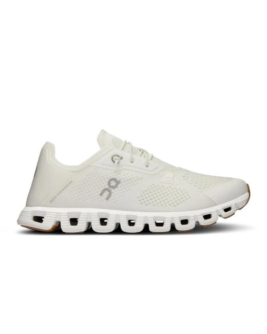 Zapatillas de running cloud 5 coast On Shoes de color White