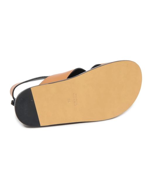 Guglielmo Rotta Blue Flat Sandals
