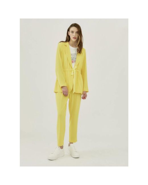 Silvian Heach Yellow Blazers