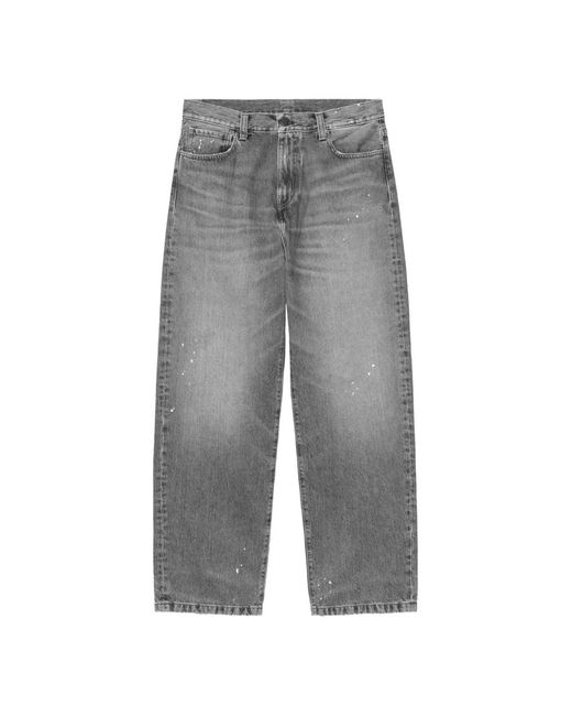 Carhartt Gray Loose Fit Jeans for men