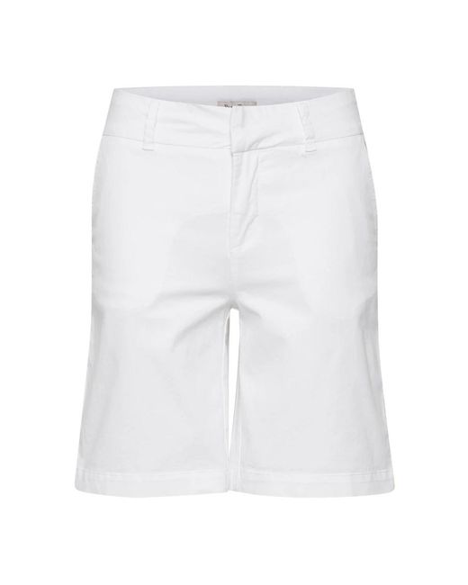 Part Two White Casual Shorts