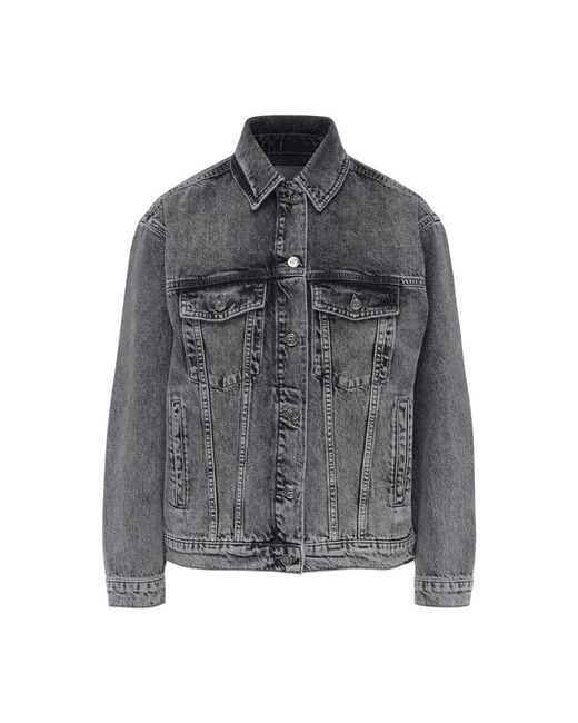 Anine Bing Gray Denim Jackets
