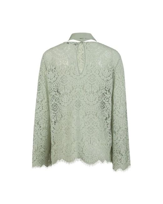 D.exterior Green Blouses