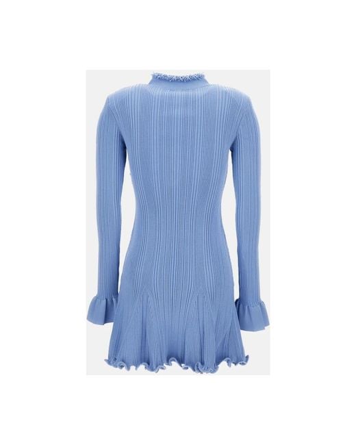 Self-Portrait Blue Short Dresses