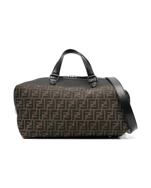 Fendi Siesta tasche mit lackfinish in Black für Herren