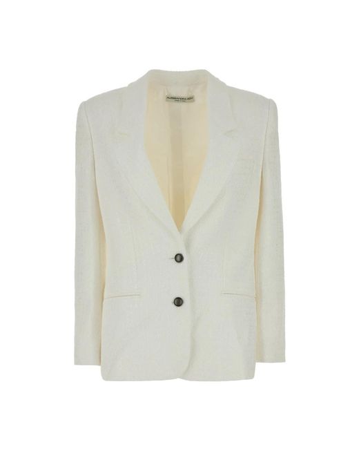Alessandra Rich White Blazers