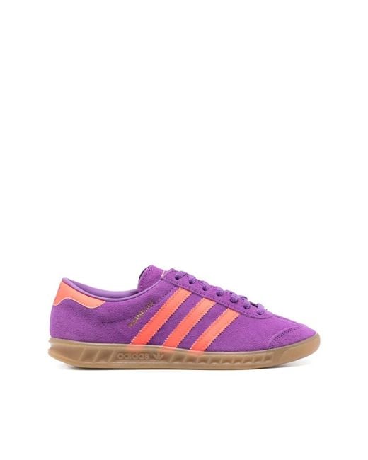 adidas Women's Purple Hamburg Sneakers