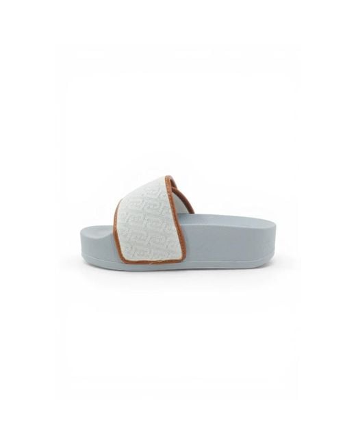 Liu Jo Blue Sliders