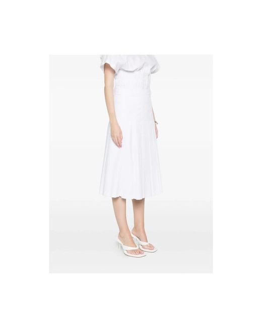 Vivetta White Midi Skirts