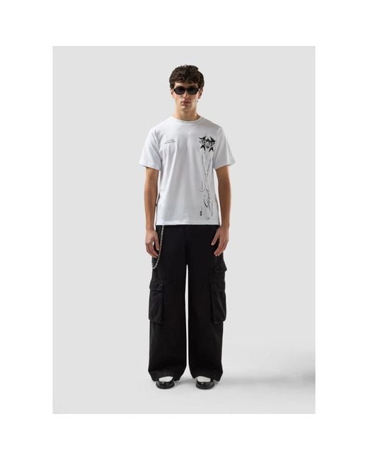 T-Shirts Gcds de hombre de color White