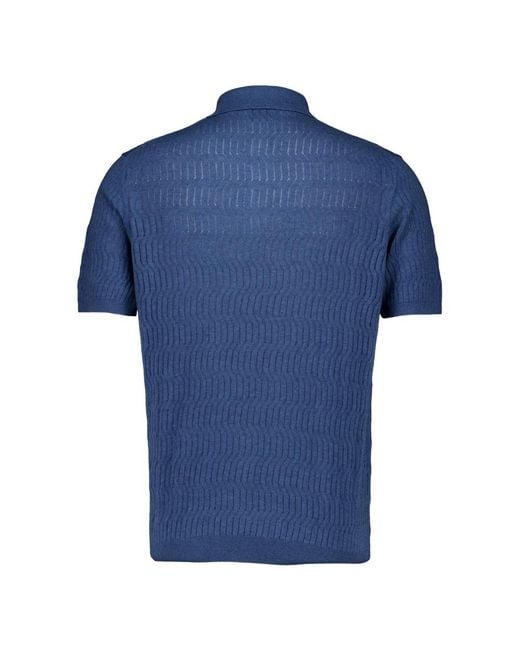 Bugatti Blue Polo Shirts for men