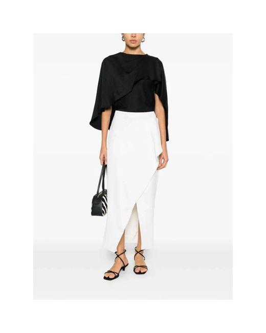 Khaite White Maxi Skirts