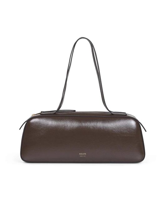Khaite Brown Shoulder Bags
